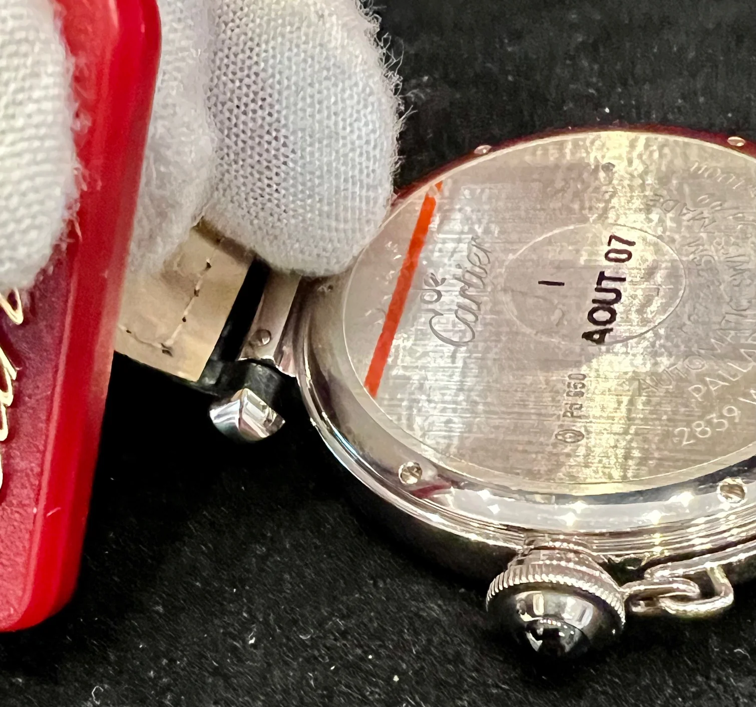 Cartier Pasha W3019851 Palladium 42mm white gold limited 99 pz - Image 4