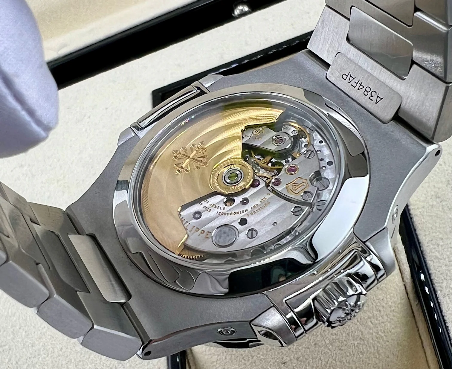 Patek Philippe Nautilus 5726/1A Black Dial 2012 Full Set (Andorra) - Image 6