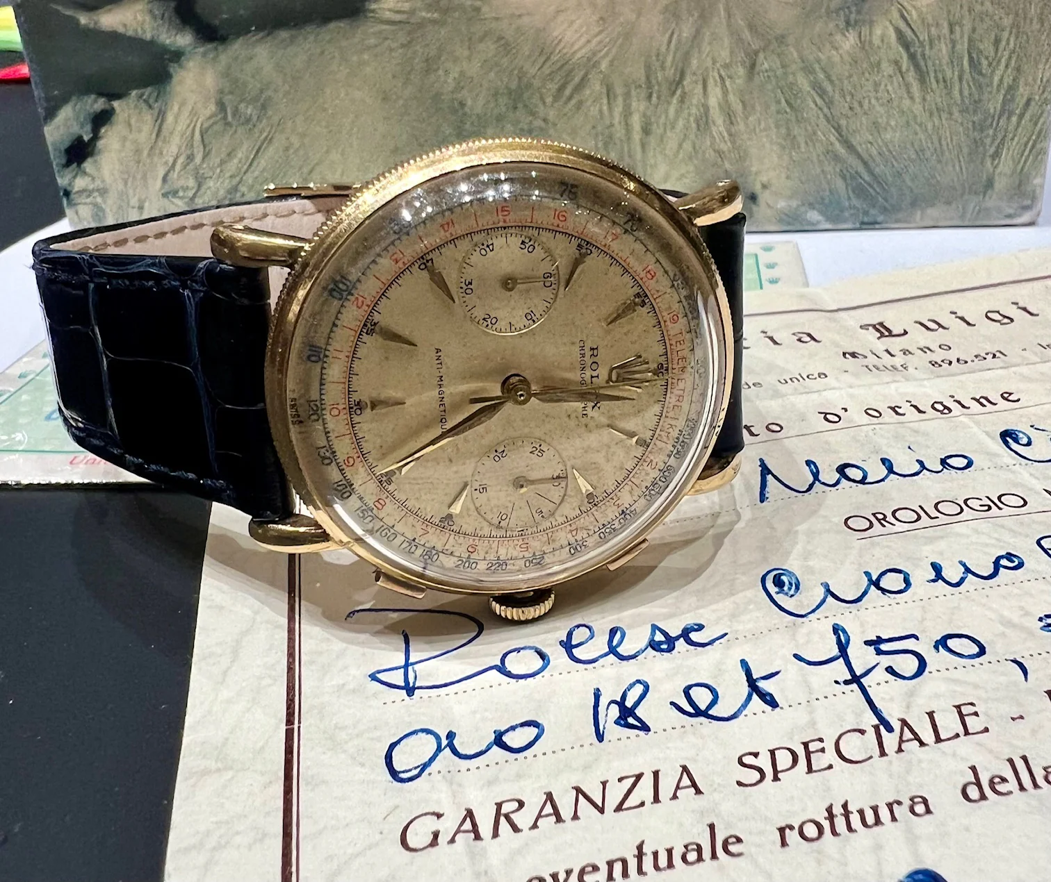 Rolex Chronograph 4062 Original Paper 1962 - Image 3