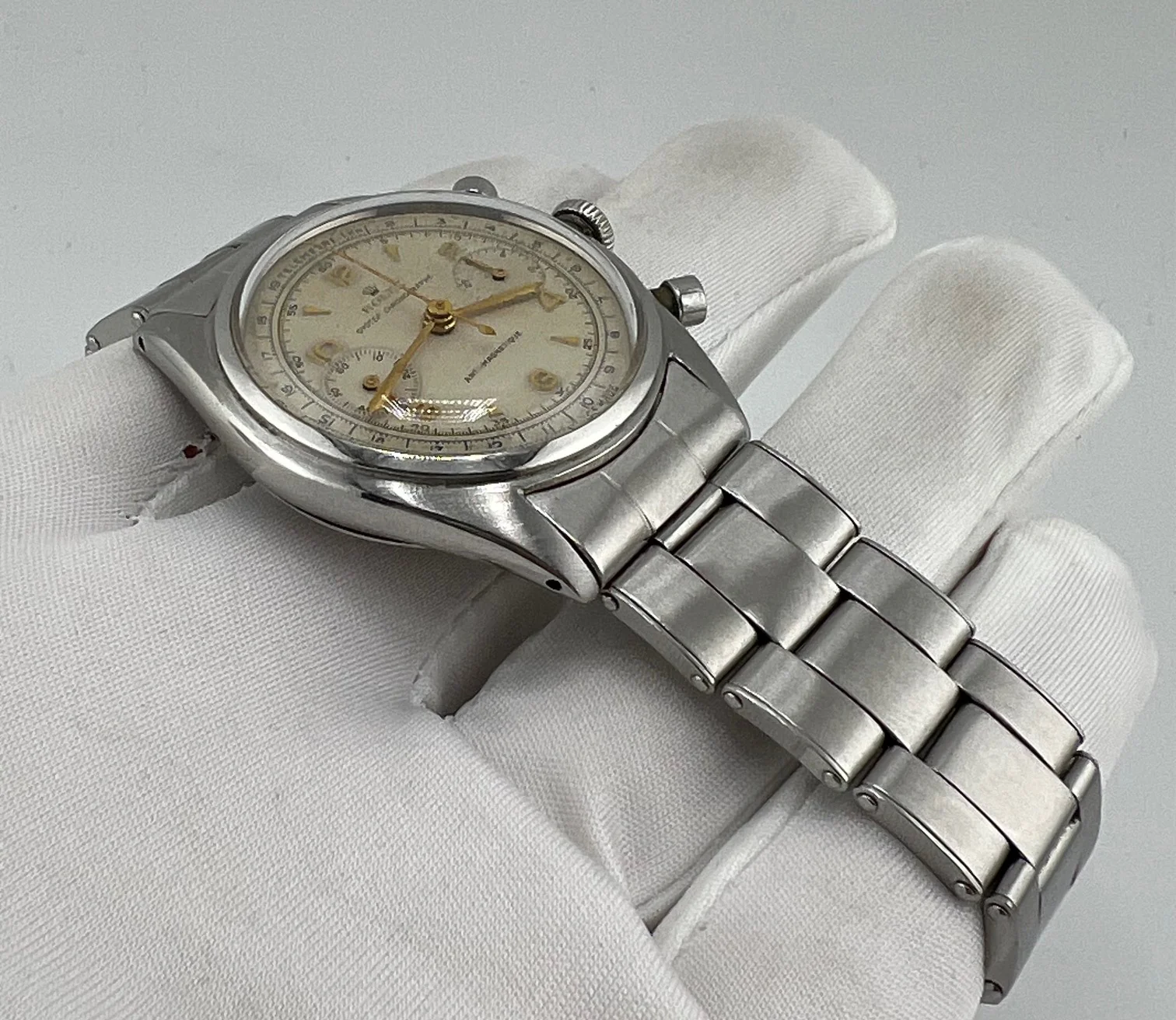 Rolex Chronograph ''Barilotto'' 4500 36mm anno 1946 solo orologio only watch - Image 6