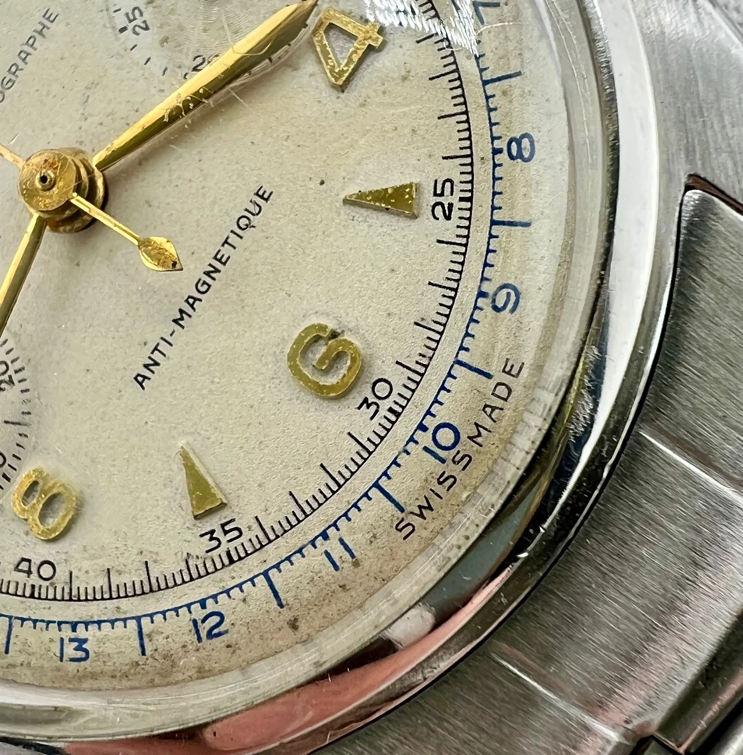 Rolex Chronograph ''Barilotto'' 4500 36mm anno 1946 solo orologio only watch - Image 9