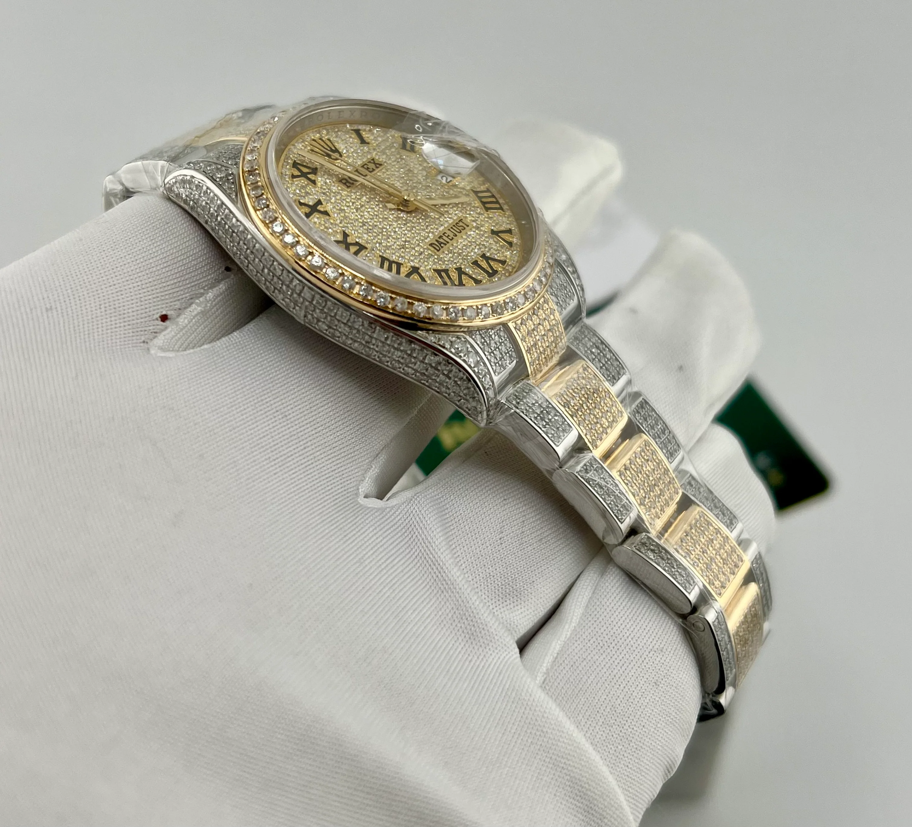 Rolex Datejust 126233 full pavè diamond custom 2025 36mm - Image 3