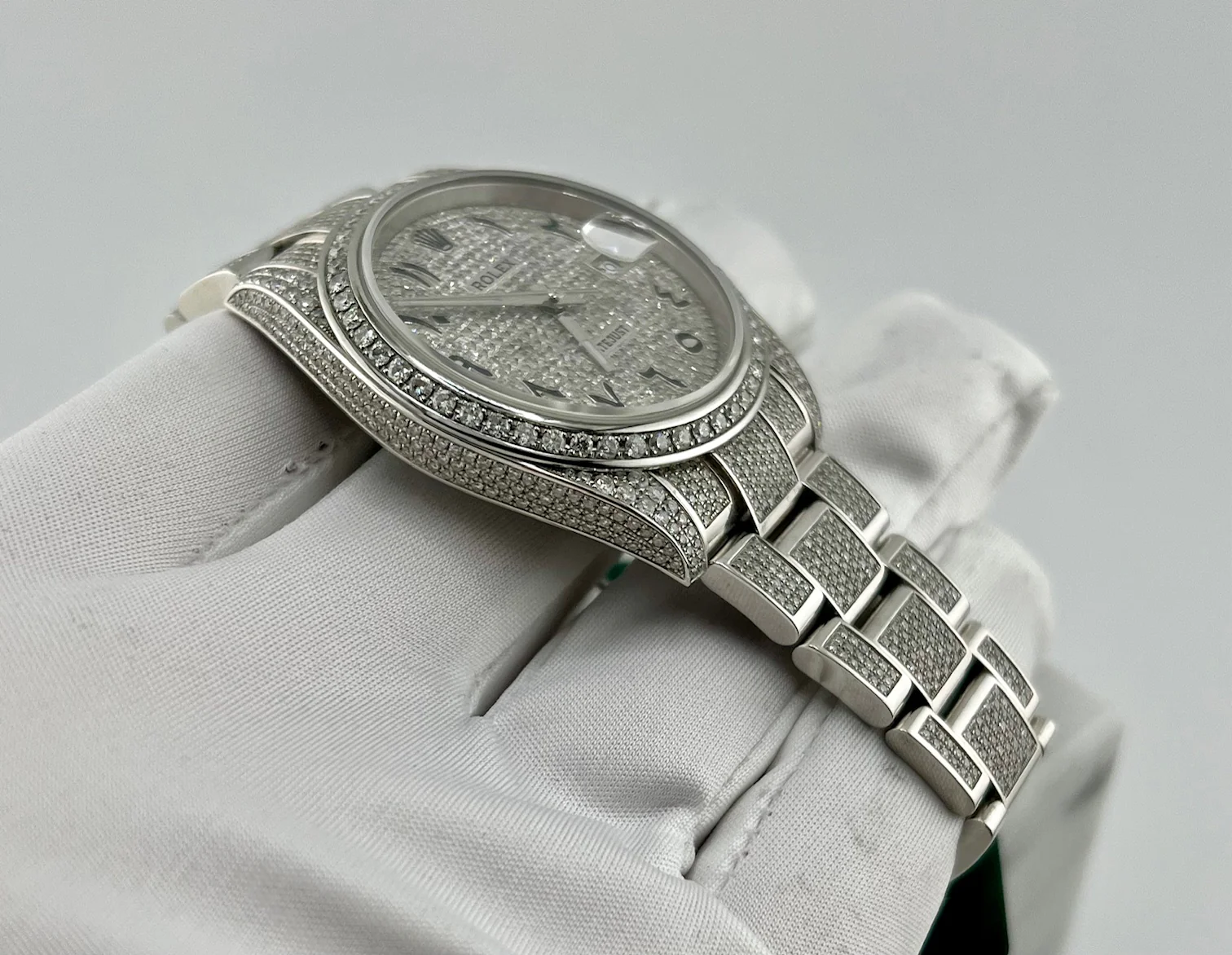Rolex Datejust 126300 Custom Diamond Ice 2024 Oyster - Image 3