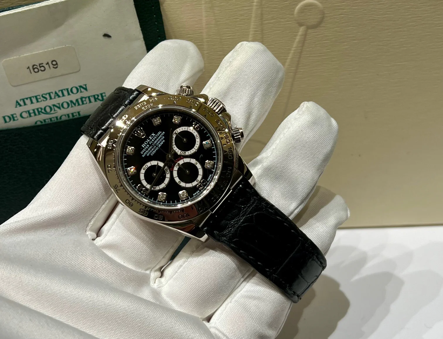 Rolex Daytona 16519 Black Diamond Index 1999 (CH) - Image 6