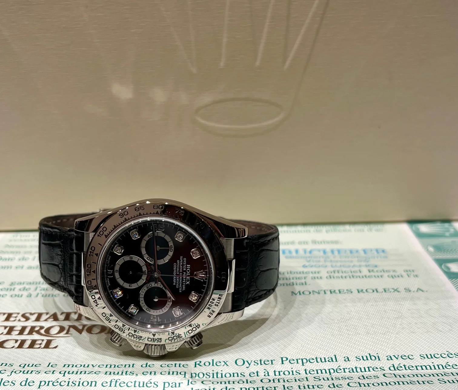 Rolex Daytona 16519 Black Diamond Index 1999 (CH) - Image 8