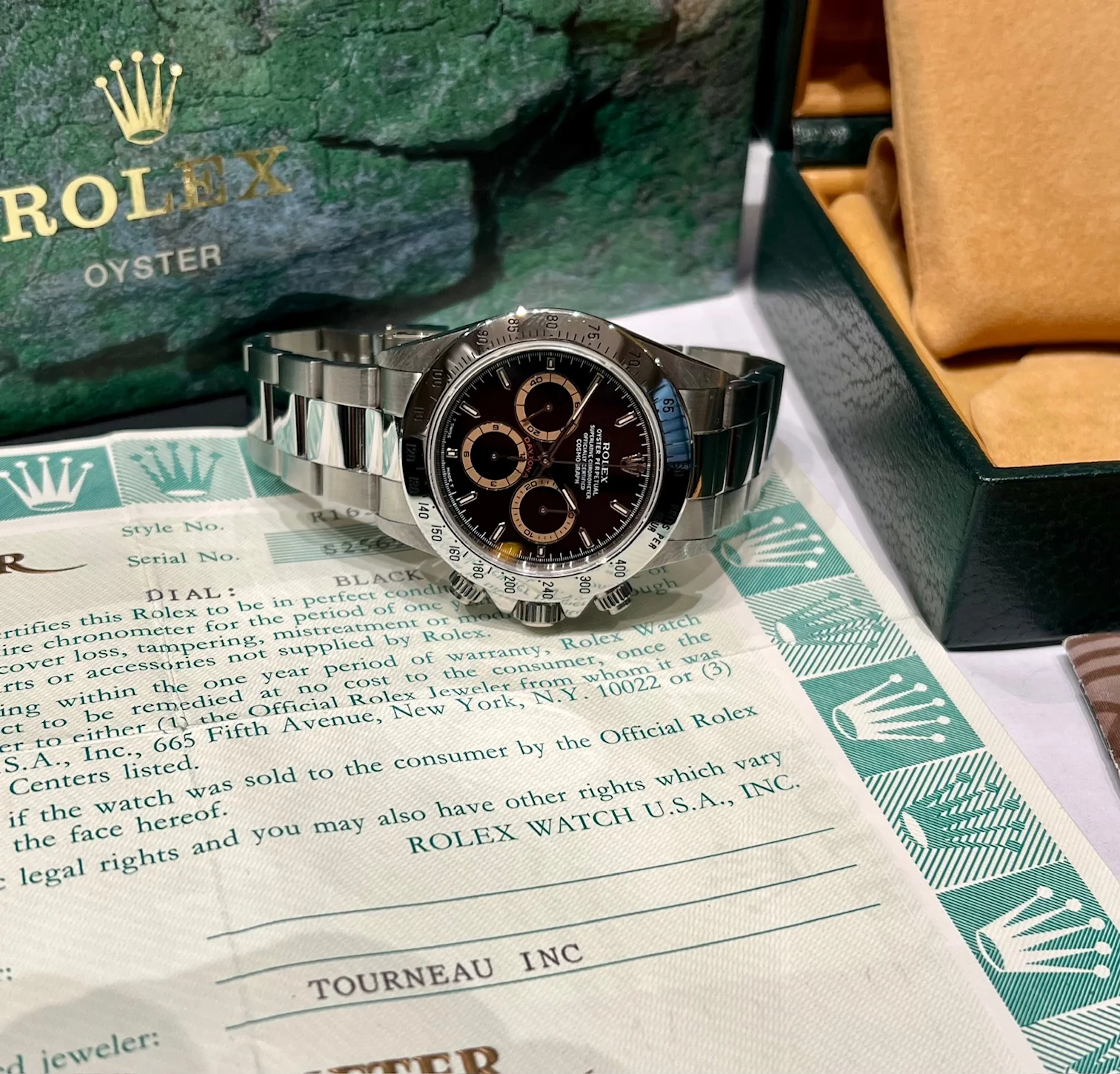 Rolex Daytona 16520 Zenith ''Patrizi'' Dial 1994 Box&Paper USA top condition - Image 7