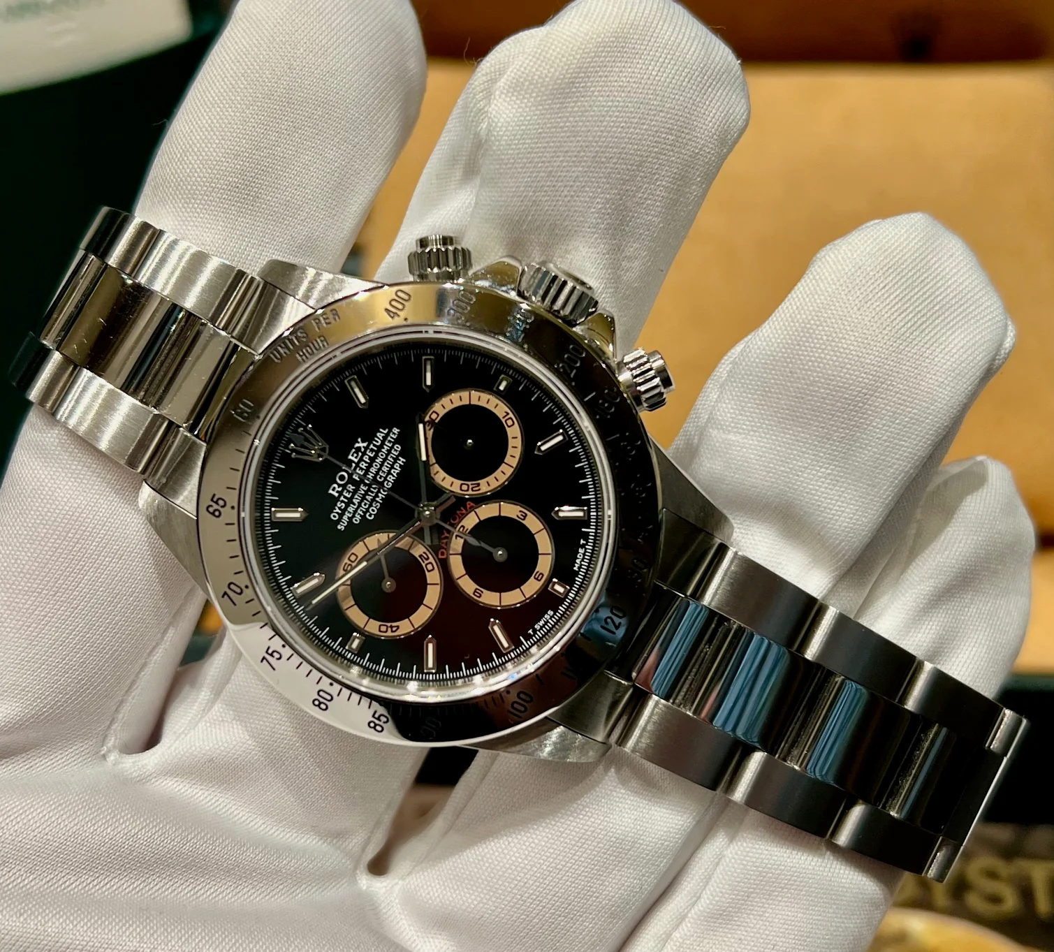 Rolex Daytona 16520 Zenith ''Patrizi'' Dial 1994 Box&Paper USA top condition - Image 8